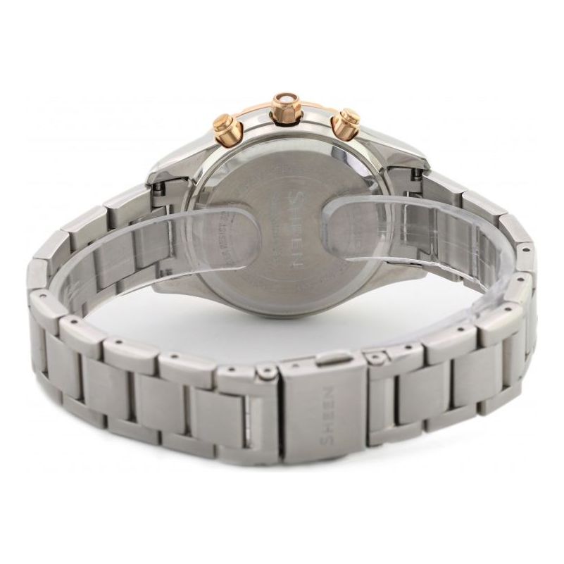 CASIO Female SHEEN Japan / South Korea Fashion Waterproof White Analog SHE-5517SG-7A