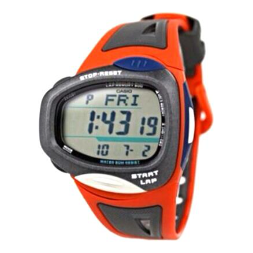 Men's CASIO Sports Gym Watch Strap Gym Analog Mens Red Digital STR-300-4VDF