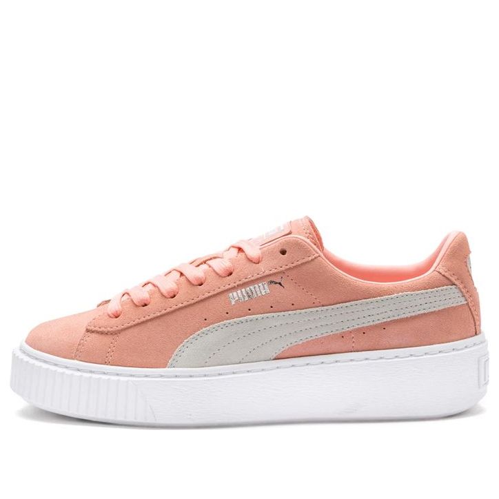 (WMNS) PUMA Suede Platform 'Orange Pink White' 362223-10