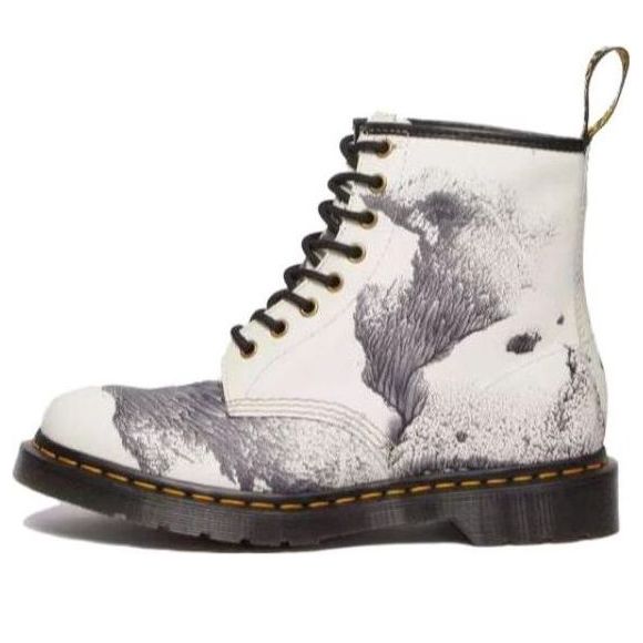 Dr. Martens 1460 x Tate Decalcomania Backhand Leather Lace Up Boots 'Multicolor Black White' 31731649