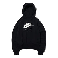 (WMNS) Nike As Nsw Air Logo Printing Hoodie 'Black' BV5133-010