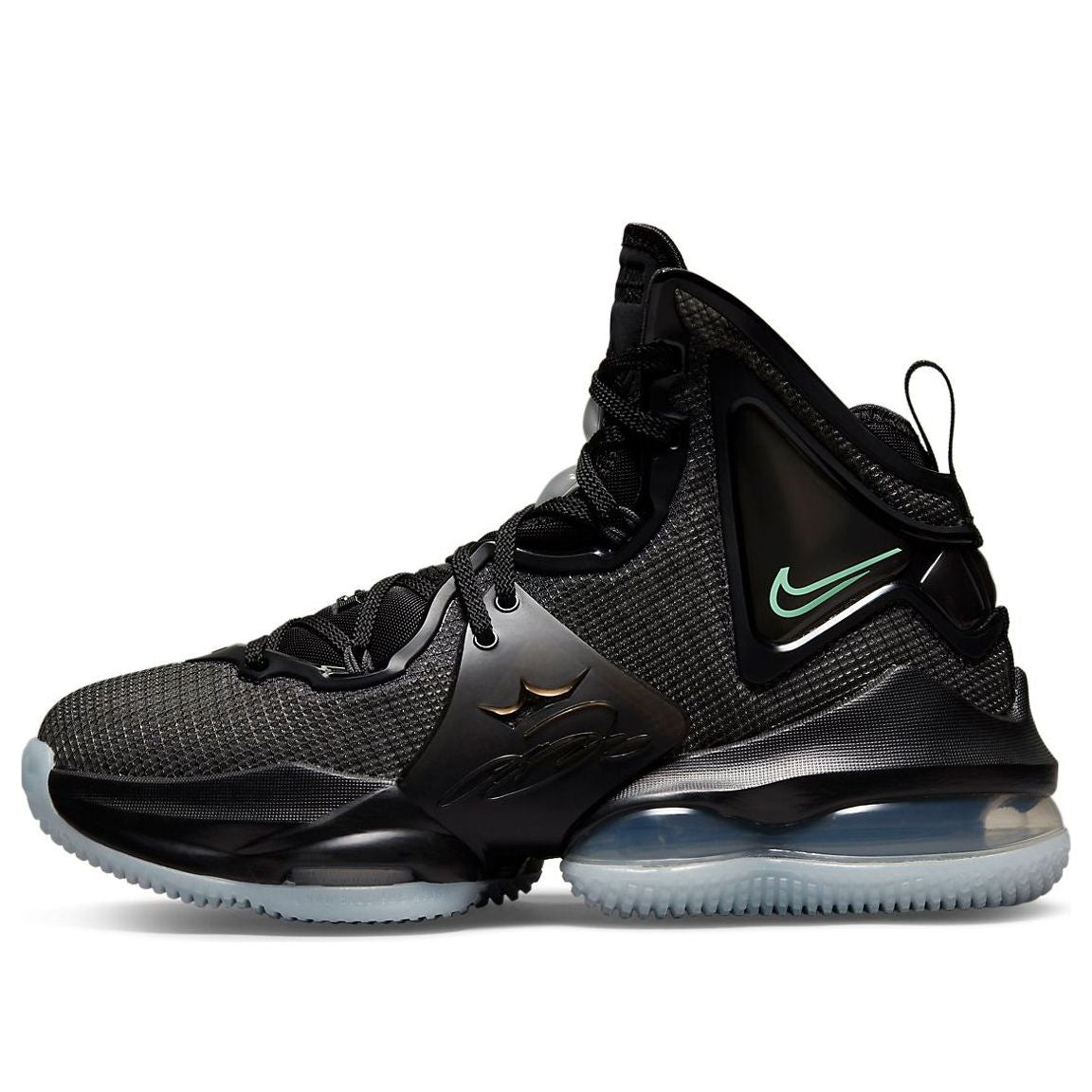 (GS) Nike LeBron 19 'Black Green Glow' DD0418-003