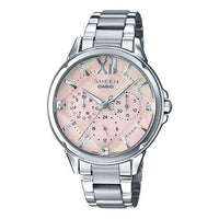 CASIO SHEEN Series Pearl Element waterproof Business Watch SHE3056D-4A Pink Analog SHE3056D-4A2021