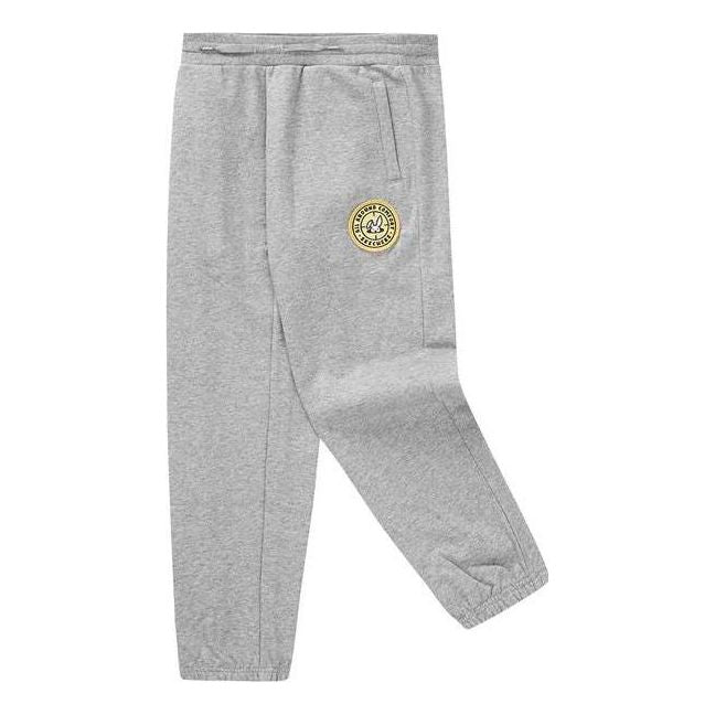(GS) Skechers CNY Drawstring Retro Sports Pants 'Grey Black' L123B061