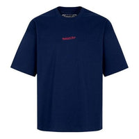 Mitchell & Ness Logo Word T-shirt 'Navy' MNJYSST23015-NAVY