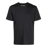 Off-White Monogram-Print Crew-Neck Tee OMVA035F22FAB0011007
