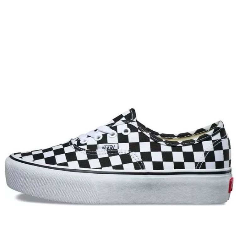 (WMNS) Vans Authentic Platform 'Checkerboard' VN0A3AV8QXH