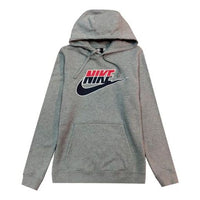 Nike Casual Sports Printing Alphabet Logo Pullover Gray CJ9449-063