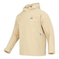 adidas Tech MH Woven Jacket Asia Sizing 'Beige' HY5834