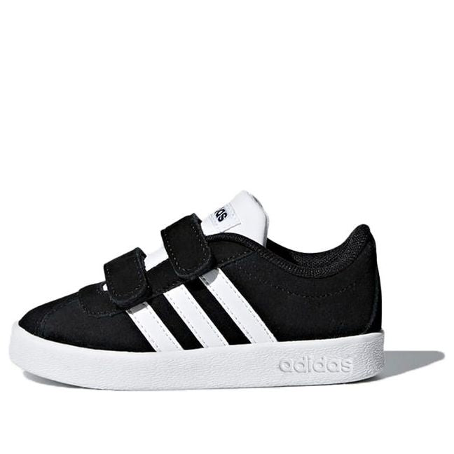 (TD) adidas VL Court 2.0 'Black White' DB1833