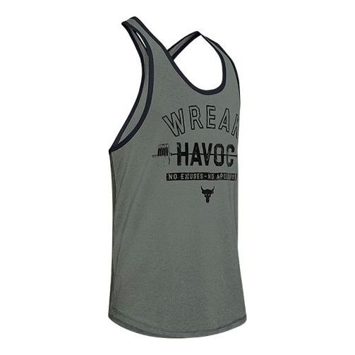 Under Armour Project Rock Wreck Havoc Tank 'Pitch Grey' 1346069-012