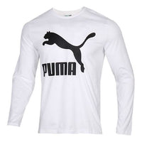PUMA Sports Pullover Long Sleeve TEE White 530686-02