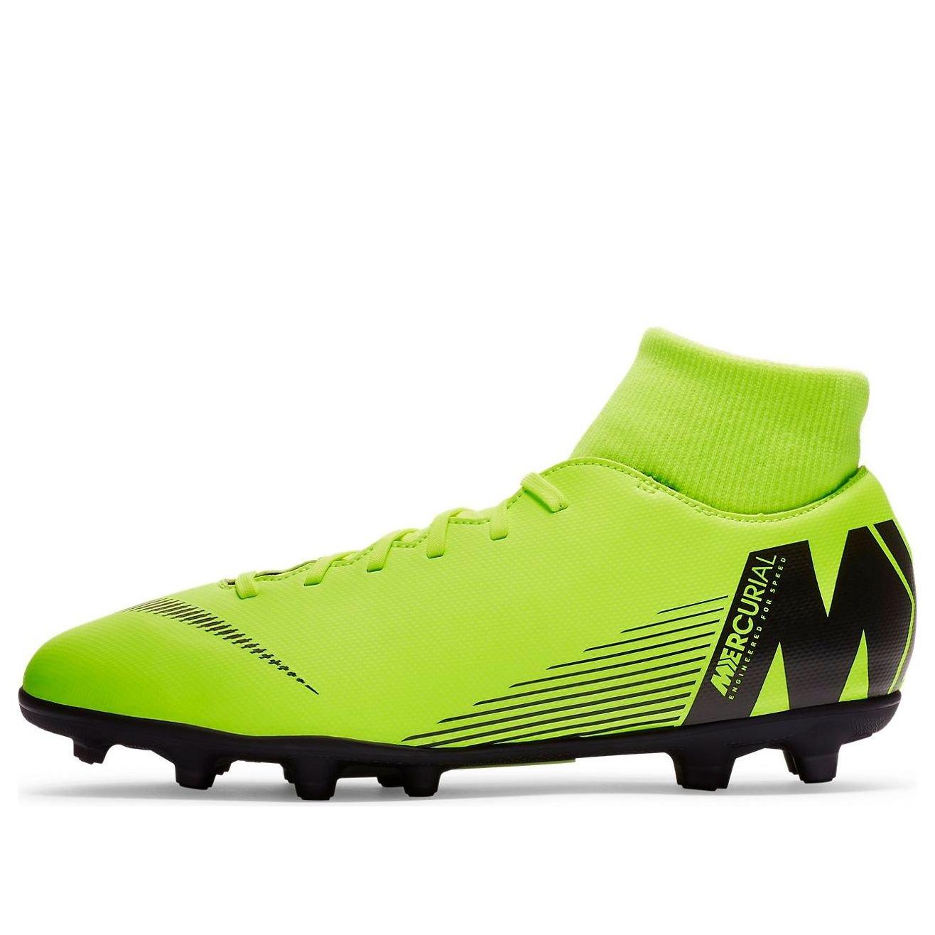 Nike Mercurial Superfly 6 Club FG MG 'Volt Black' AH7363-701