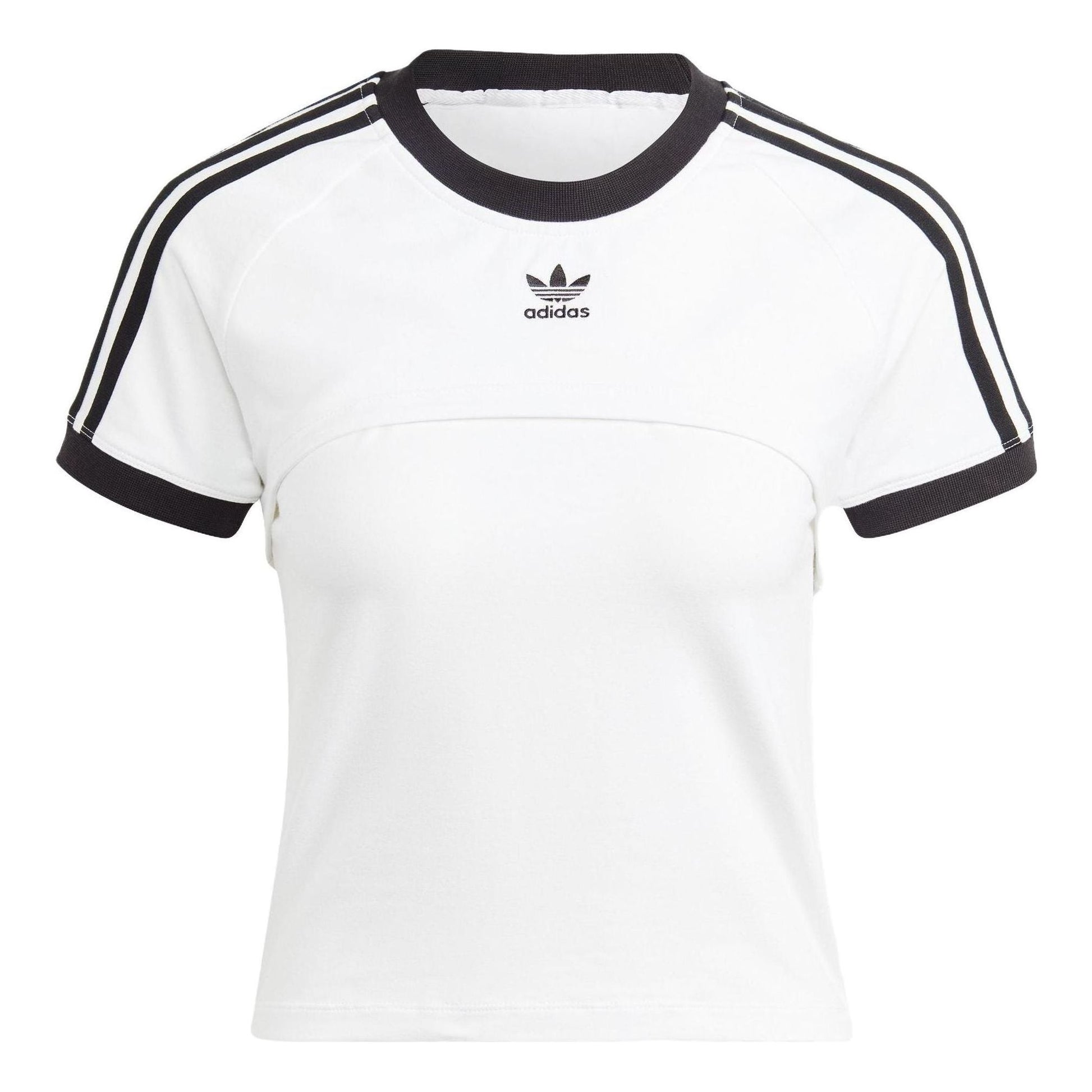 (WMNS) adidas Always Original T-Shirt Asia Sizing 'White Black' IC8808