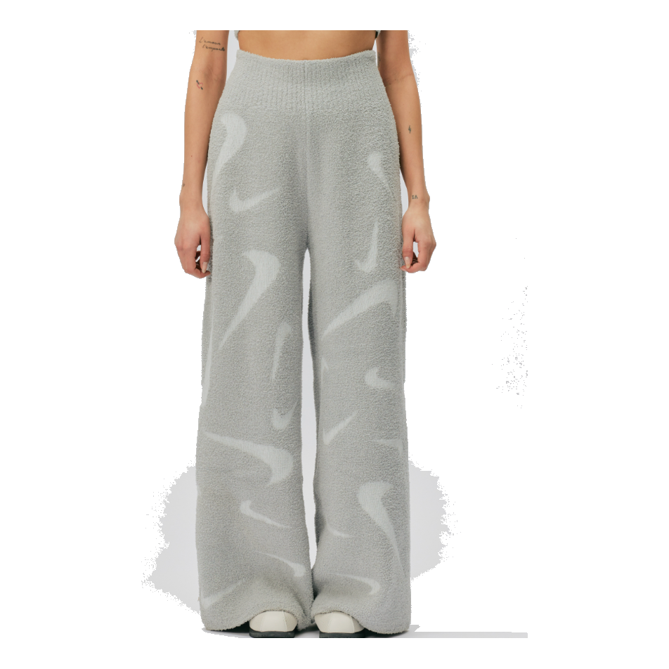 (WMNS) Nike Sportswear Phoenix Cozy Boucl Knit Pants 'Light Smoke Grey' FD4288-077