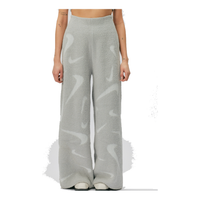 (WMNS) Nike Sportswear Phoenix Cozy Boucl Knit Pants 'Light Smoke Grey' FD4288-077