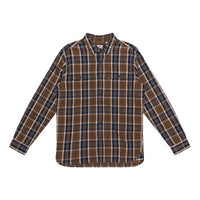 Men's Levis Plaid lapel Long Sleeves Shirt Colorblock 19573-0109