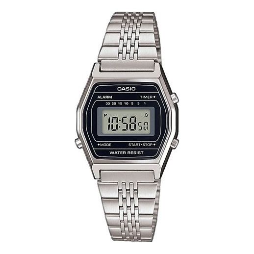CASIO VINTAGE Series Retro Unisex Mens Silver Digital LA690WEA-1EF