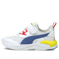 (PS) PUMA X-Ray Lite Sport Shoes White/Yellow 374395-11