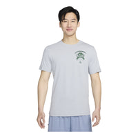 Nike Giannis Graphic T-shirt Asia Sizing 'Grey' FV8409-012