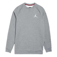 Air Jordan Jumpman Fleece mens actve Casual Sports Round Neck Pullover Gray 940170-091