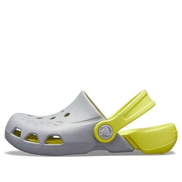 Kids Crocs Classic clog Sports sandals 'Grey Green' 10400-06T