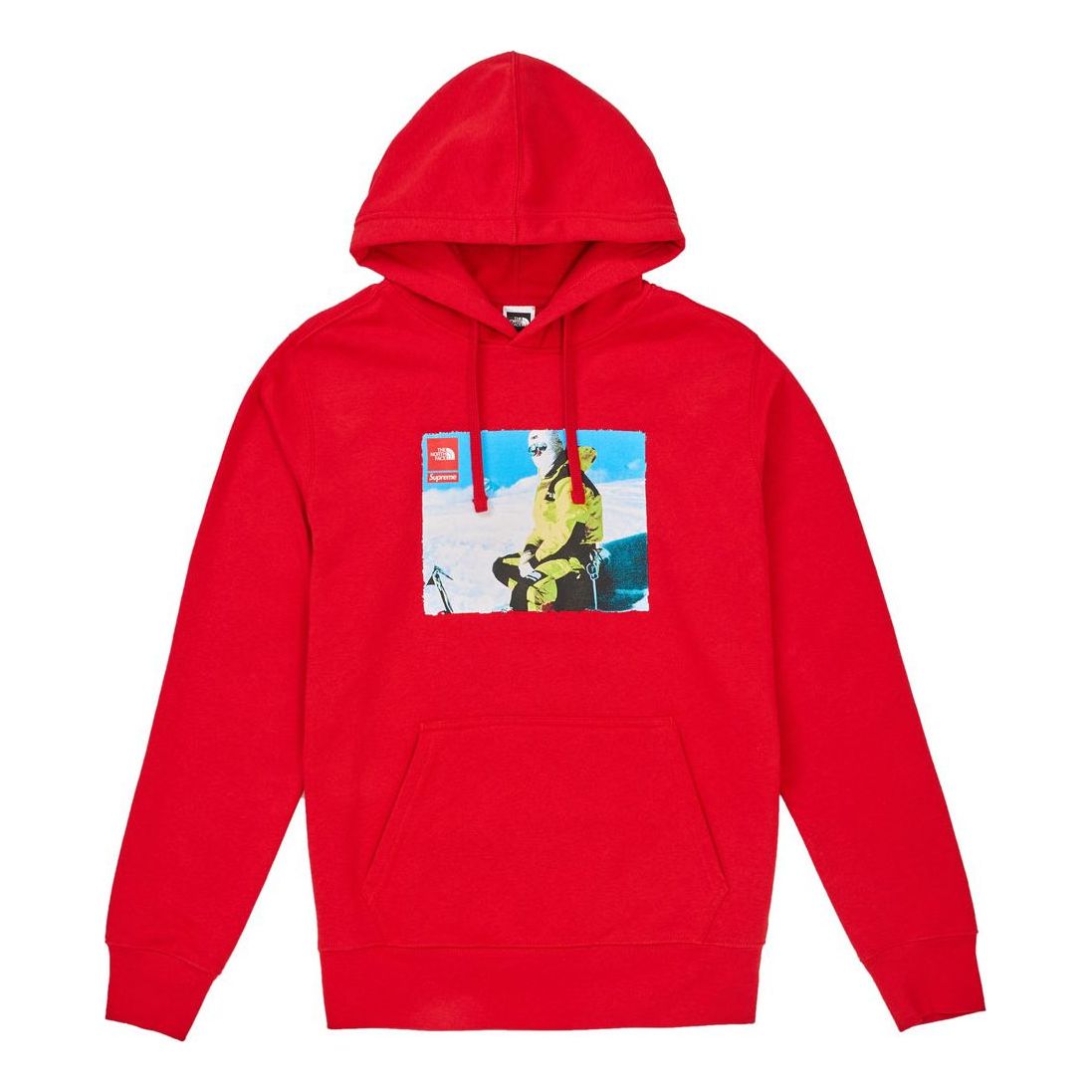 Supreme FW18 x The North Face Photo Hooded Sweatshirt Red SUP-FW18-1027