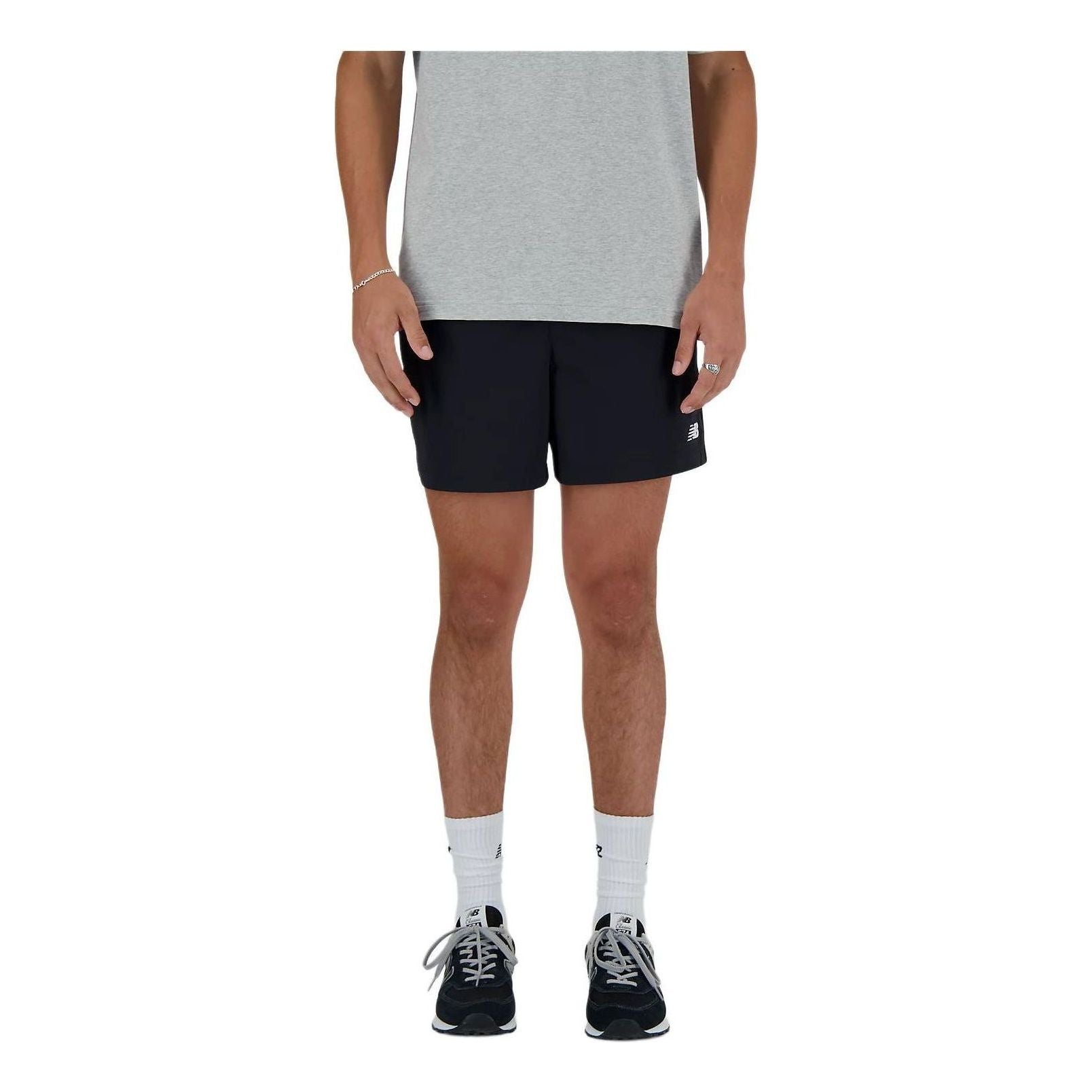 New Balance Athletics Stretch Woven Short 5" Asia Sizing 'Black' MS41517-BK