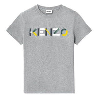 KENZO SS21 Logo Printing Round-neck Grey FB52TS8404SA-95