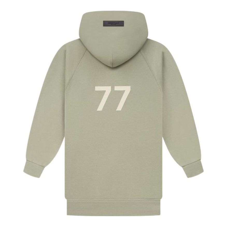 (WMNS) Fear of God Essentials SS22 3/4 Sleeve Hoodie 'Sea Foam' FOG-SS22-272