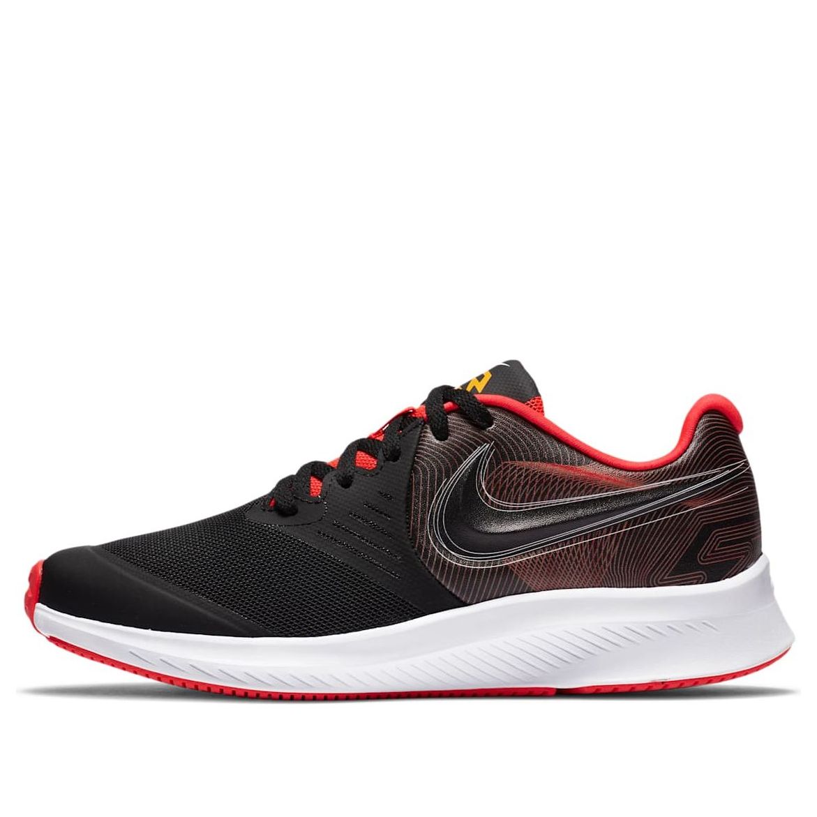 (GS) Nike Russell Wilson x Star Runner 2 'Black Laser Crimson' CZ2313-001