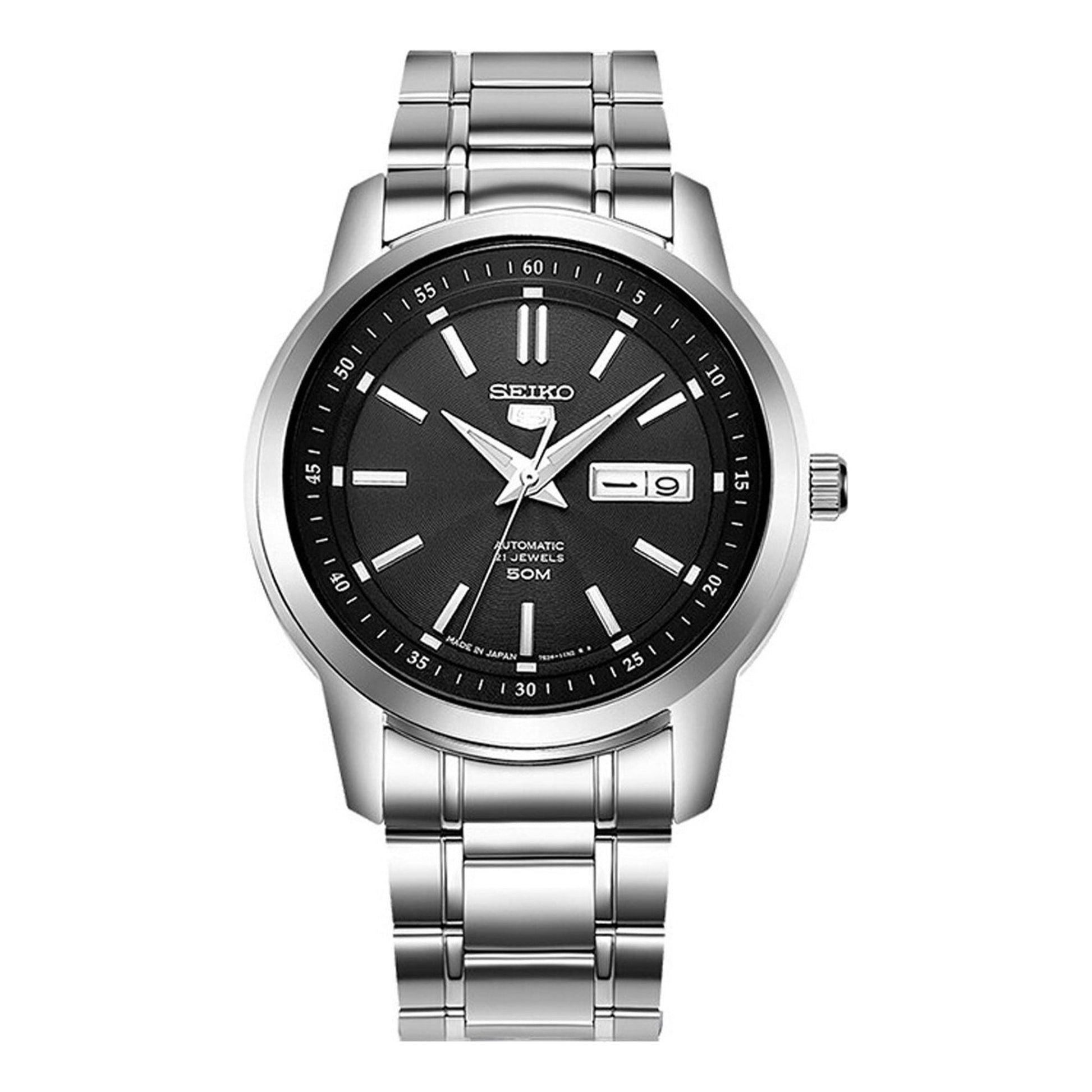 Men's SEIKO No. 5 Mechanical Business Casual Automatic Black SNKM87J1