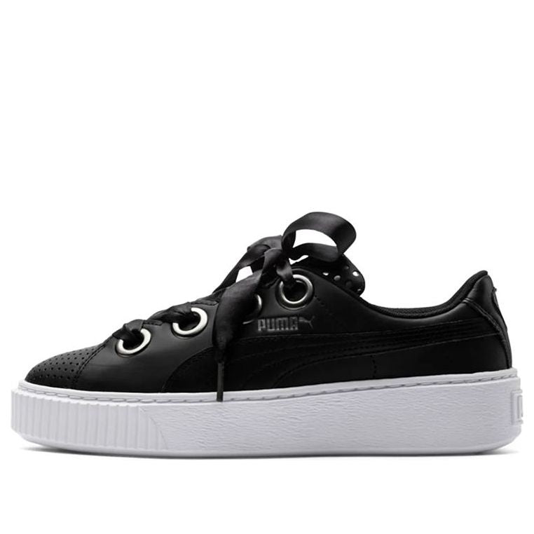 (WMNS) PUMA Platform Kiss Ath Lux Black 366704-02