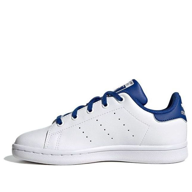 (GS) adidas originals Stan Smith J 'White Royal Blue' FW4490