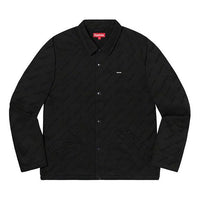 Supreme FW19 Week 5 Snap Front Jacquard Logos Twill Jacket Logo SUP-FW19-591