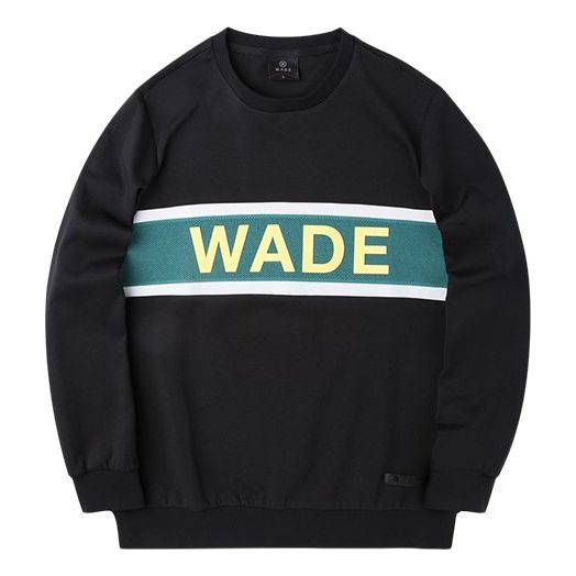 Li-Ning Way Of Wade Knitted Alphabet Printing Pullover 'Black' AWDQ555-1
