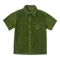 Drew House Corduroy Shirt 'Olive Green' DR-FW20-200