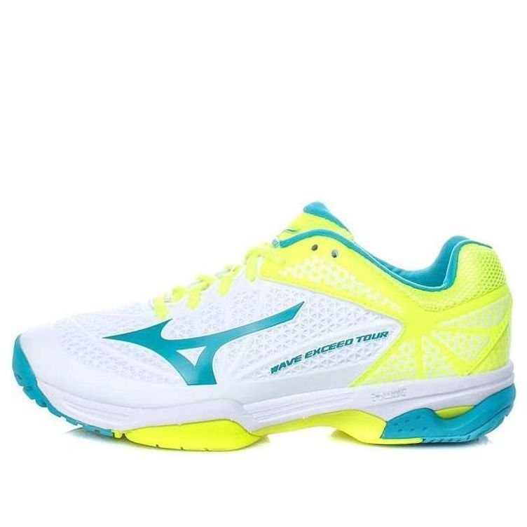 Mizuno Alphabounce Lightweight Wear-resistant White Blue Yellow 61GA167125