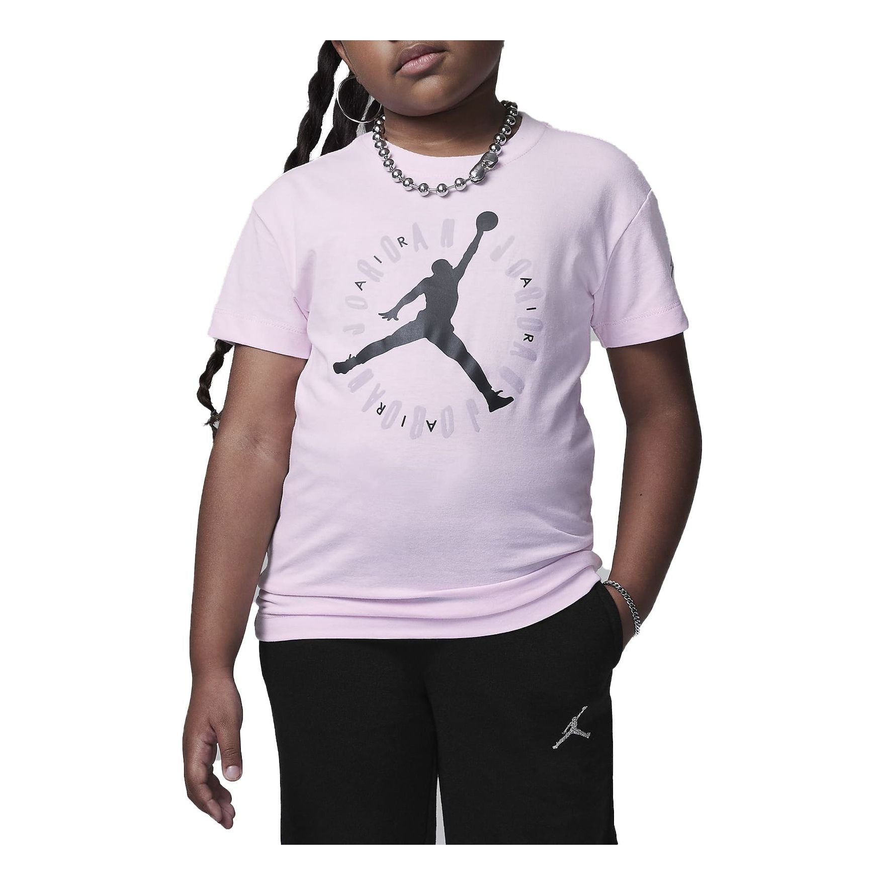 (GS) Air Jordan Soft Touch T-Shirt 'Pink' 35C824-A9Y