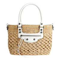 (WMNS) Balenciaga Le City Basket Small 'Natural Optic White' 8665002ACGC9291