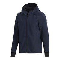 adidas Casual hooded Training Jacket Blue ED3728