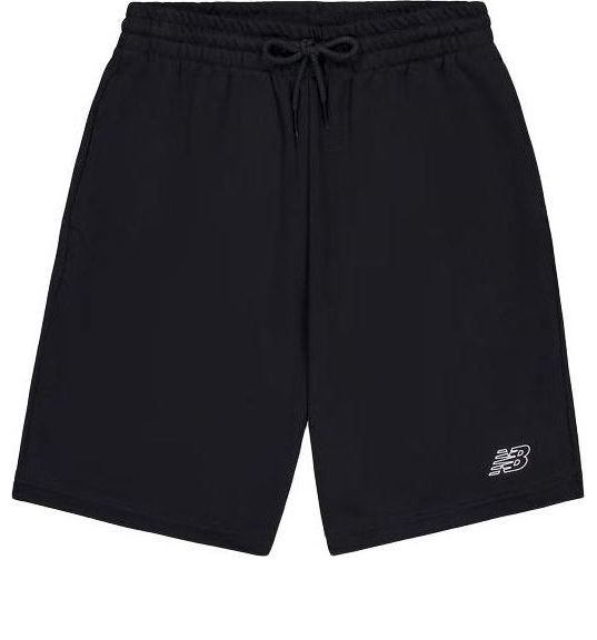 New Balance NB Logo Cotton Short Asia Sizing 'Black' MS41519-BK