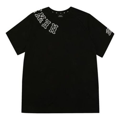 MLB NY Yankies Yankees Alphabet Short Sleeve Unisex Black 31TSCA031-50L