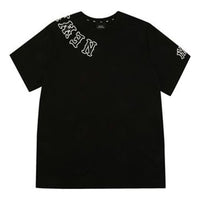 MLB NY Yankies Yankees Alphabet Short Sleeve Unisex Black 31TSCA031-50L