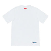 Supreme SS19 Waffle S/S Top Solid Color Short Sleeve Unisex White SUP-SS19-10461