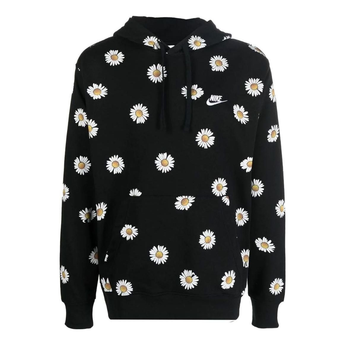 Nike  Daisy Pullover Hooded Long Sleeves Hoodie Men's Black DM6907-010