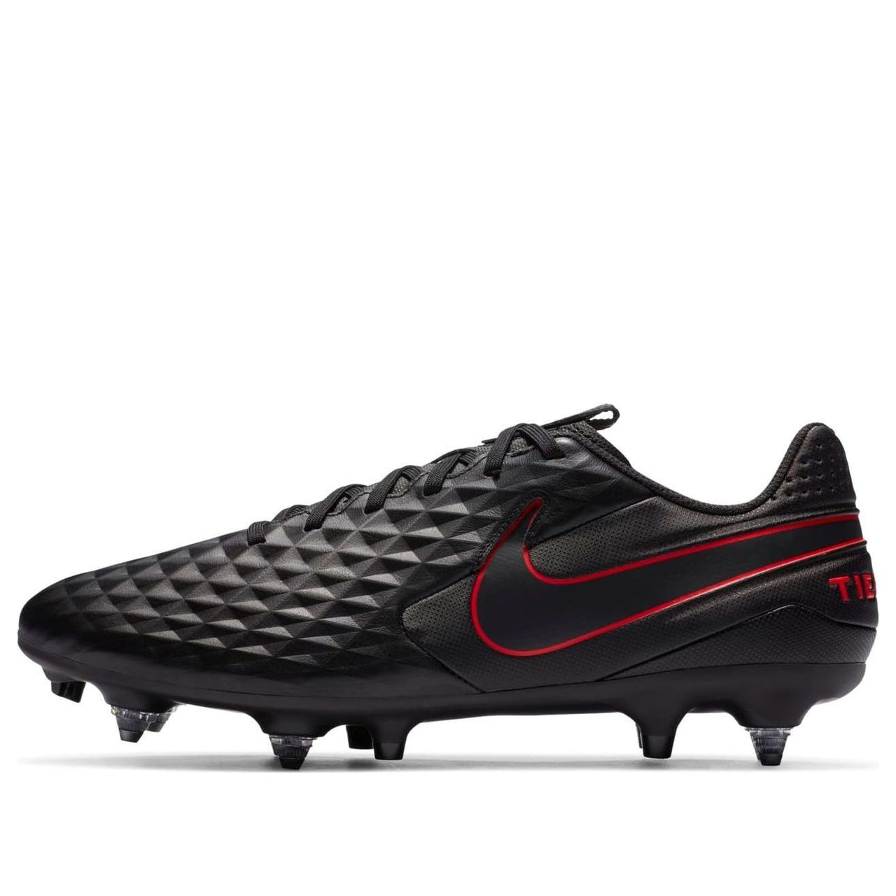 Nike Tiempo Legend 8 Academy SG-PRO Anti-Clog Traction 'Black Red' AT6014-060