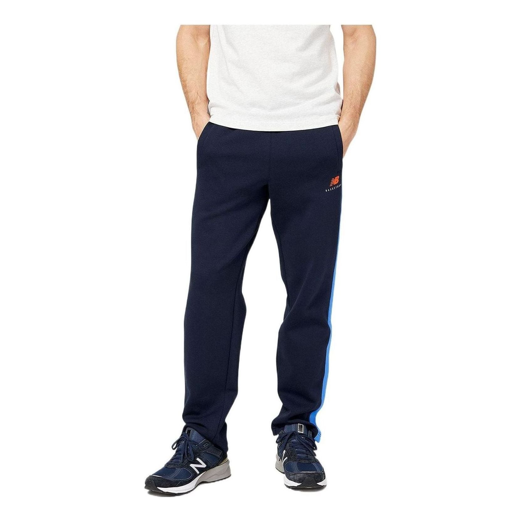 New Balance Hoops Abstract Pants Asia Sizing 'Navy' MP23588-ECL