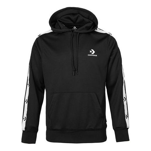 Converse Star Chevron Track Pullover Hoodie Asia Sizing 'Black' 10007588-A01