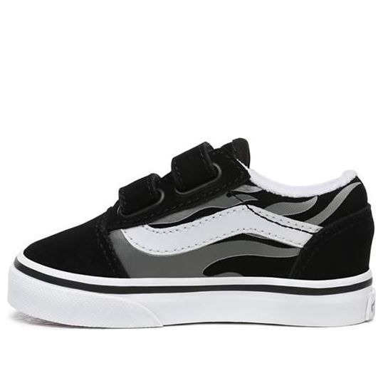 Vans Suede Flame Old Skool V 'Black Grey' VN0A38JNWKJ